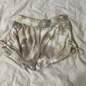 Tie dye cotton comfy shorts